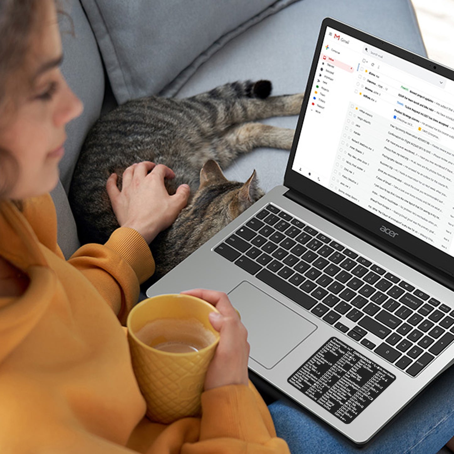 Chrome OS Keyboard Shortcuts Sticker image 4