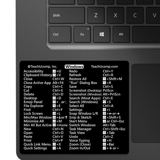 Windows 11 and 10 Keyboard Shortcuts Sticker image 0